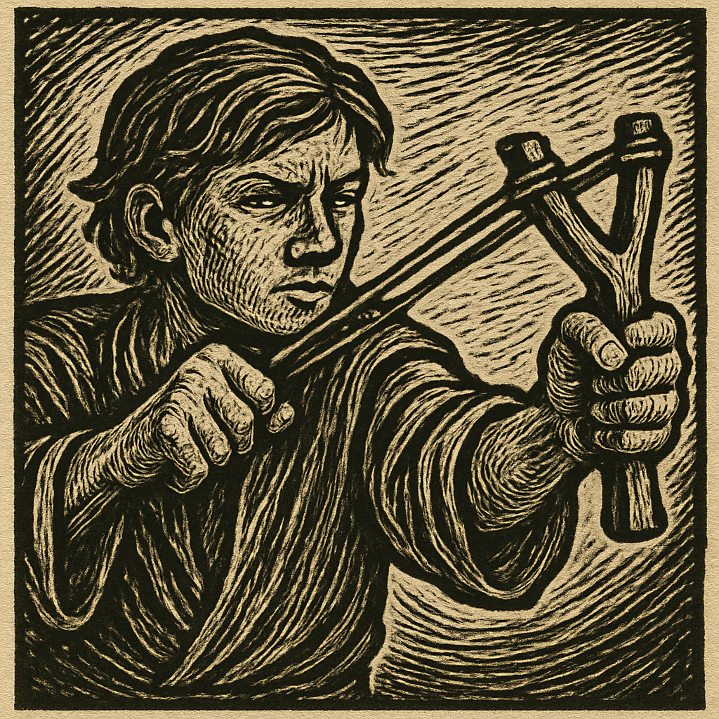 man-slingshot